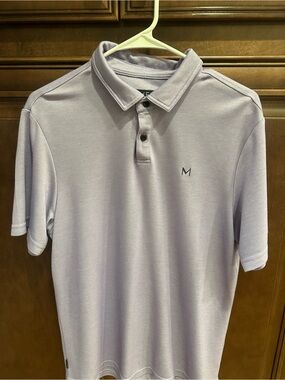 Men's Maven Lavender Polo Shirt with Subtle Logo